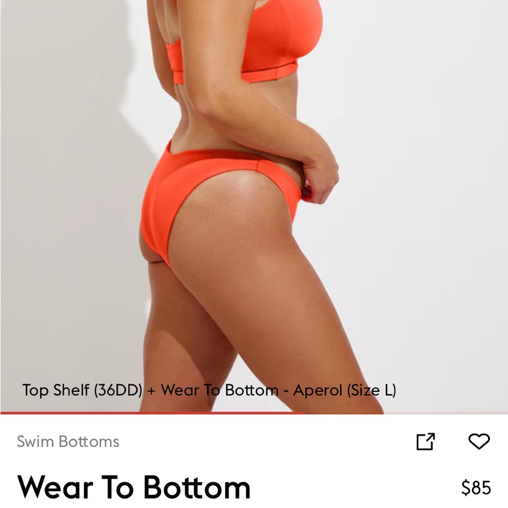 Left on Friday “Wear to” swim bottoms, April size medium